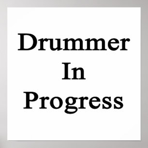 Pôster Drummer Em Curso