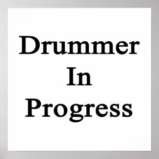 Pôster Drummer Em Curso