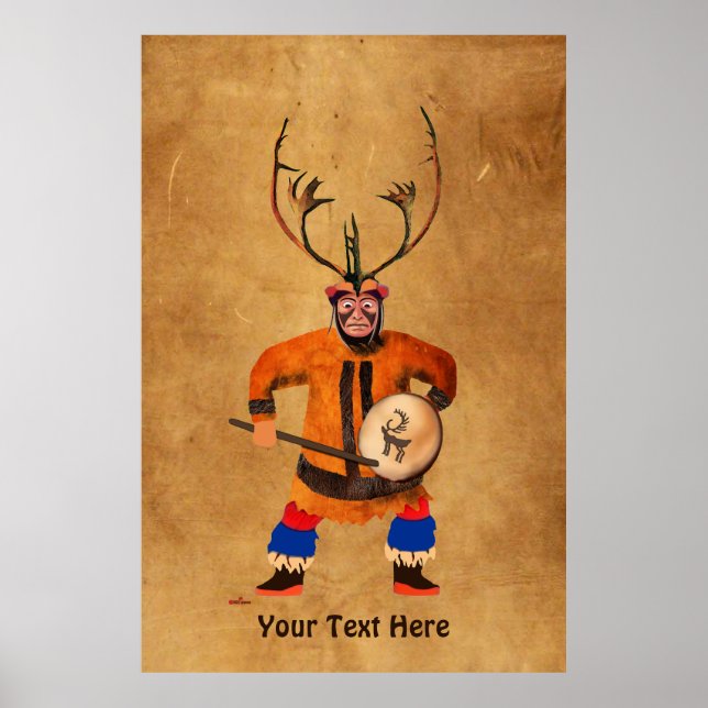 Poster Drumming Shaman (Frente)