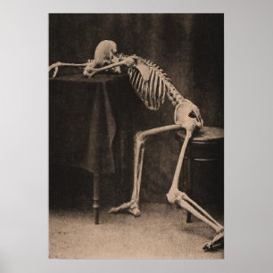 Pôster Drunk Skeleton