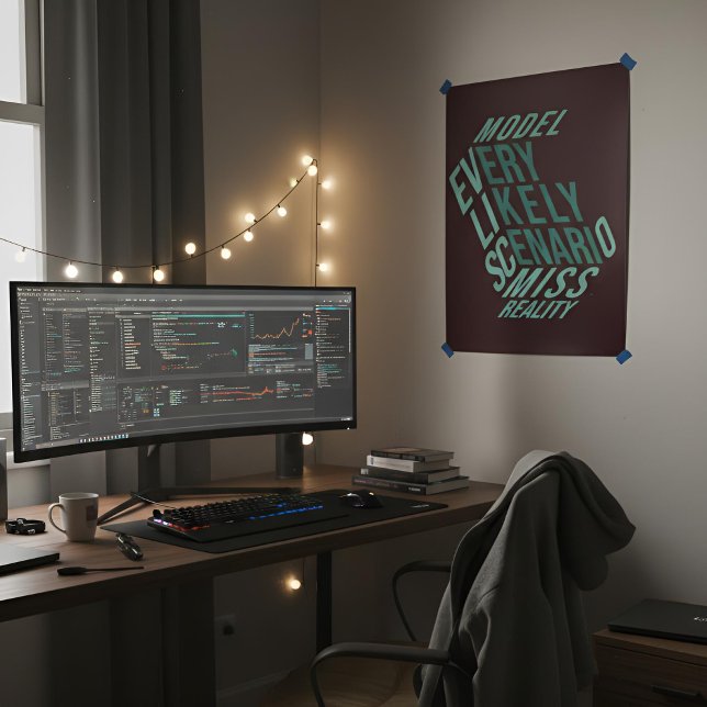 Pôster Dry Motivation | Modelled Reality | Deepwater (Lifestyle Shot)