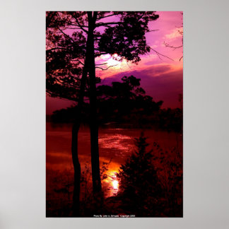 POSTER DSC_9022_sunset na Reserva de Peases