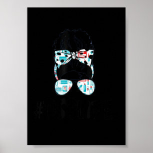 Poster Dsp Life Essential Estetoscópio Menina de Cabelo D