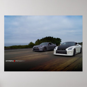 Poster "Dual" 2 Nissan R35 em PCH