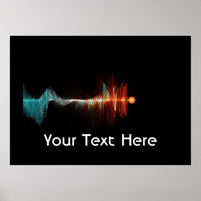 Pôster Dualidade de Onda de Partículas (Frente)