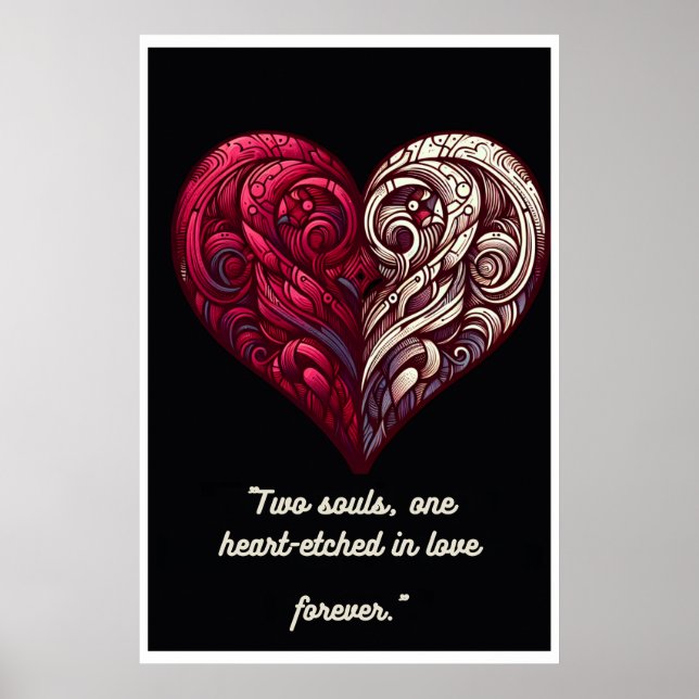 Poster "Dualidade do Amor: Conexão Eterna" (Frente)