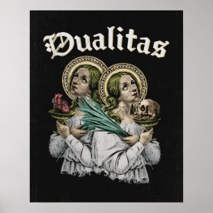 Poster Dualitas - Design gótico