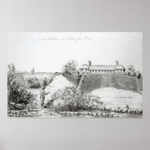 Pôster Duas baterias na casa de Southampton