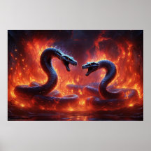 Duas Cobras no Inferno (24 x 36)