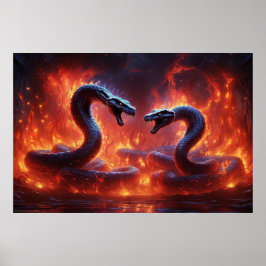 Poster Duas Cobras no Inferno (24 x 36)