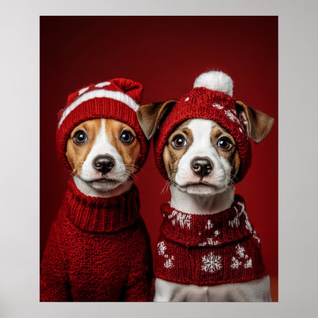 Poster Duas Cópias de Natal (Frente)