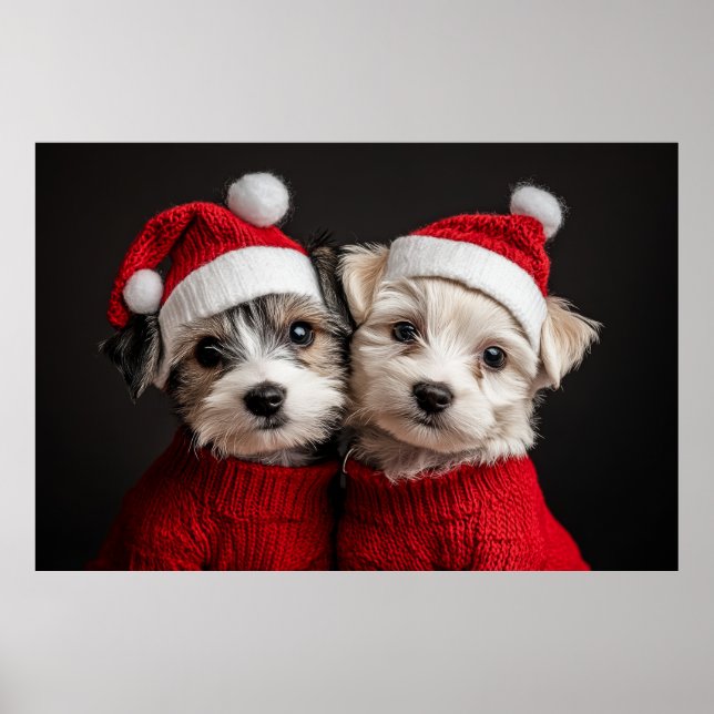Poster Duas Cópias de Natal (Frente)