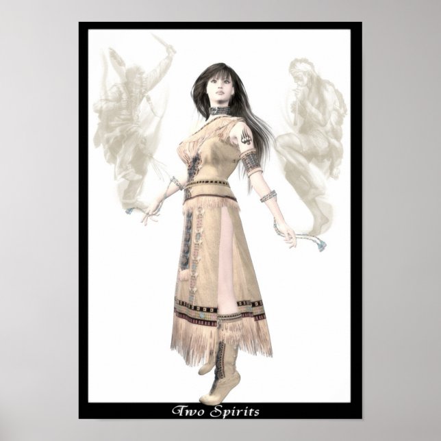 Pôster Duas Espíritos (Frente)