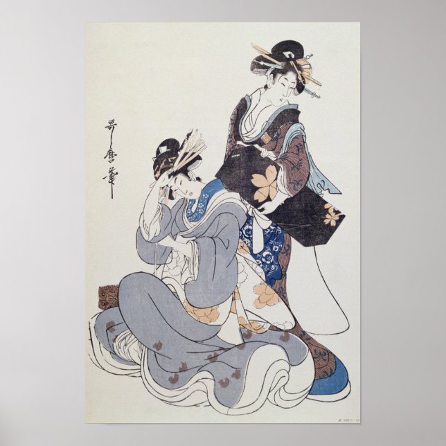 Pôster Duas figuras femininas (Frente)