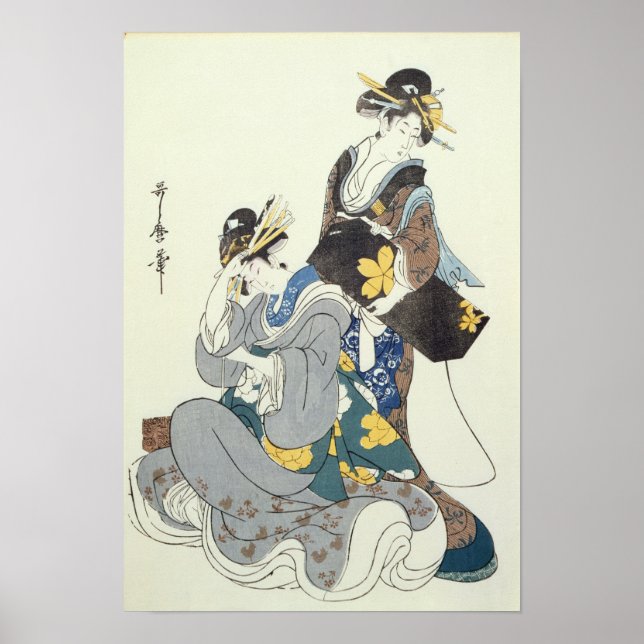 Pôster Duas figuras femininas (Frente)