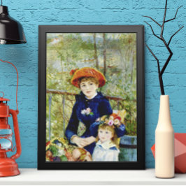 Poster Duas Irmãs (No Terraço) De Pierre Renoir