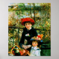 Duas Irmãs no Terraço por Renoir