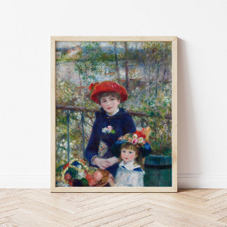 Poster Duas Irmãs (no terraço) | Renoir