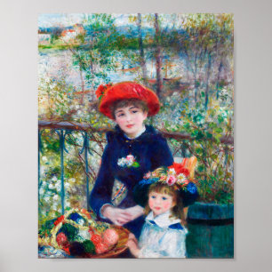 Poster Duas Irmãs por Pierre-Auguste Renoir
