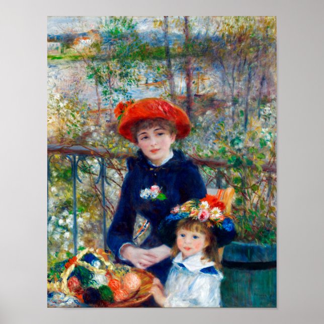 Poster Duas Irmãs, Renoir (Frente)