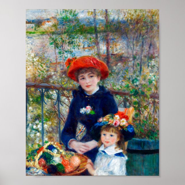 Poster Duas Irmãs, Renoir (Frente)