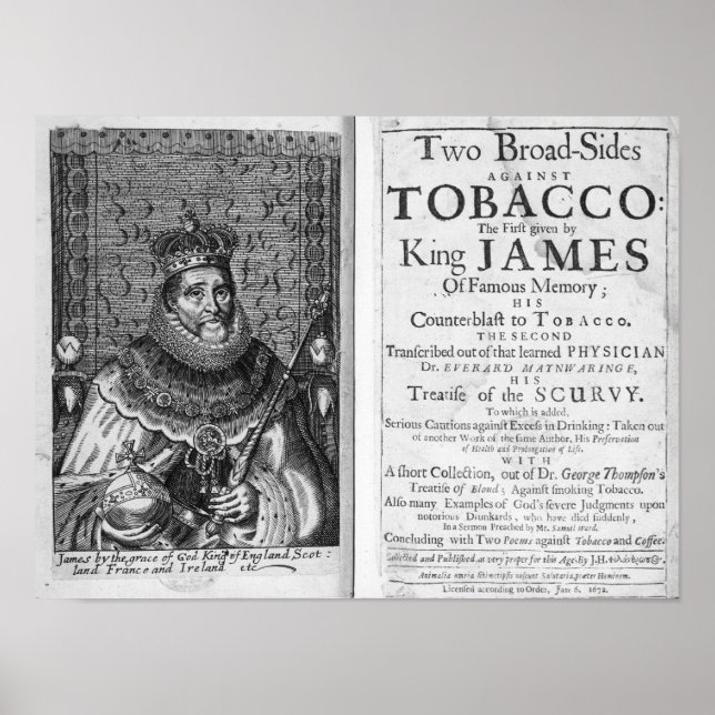 Pôster "Duas Latas Contra O Cigarro (Frente)