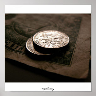 Poster Duas moedas de dez centavos