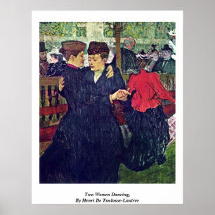 Pôster Duas mulheres que dançam, por Henri De