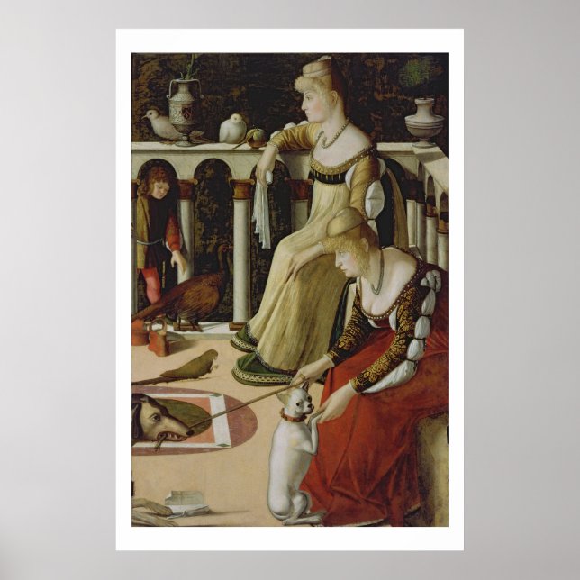 Pôster Duas Mulheres Venetianas (painel) (Frente)