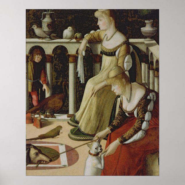 Pôster Duas Mulheres Venetianas (painel) (Frente)