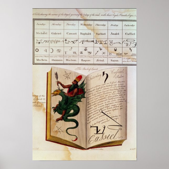 Pôster Duas páginas de 'O Mágus' (Frente)