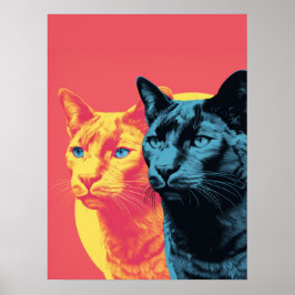 Poster Duas Perspectivas: Fusão Felina