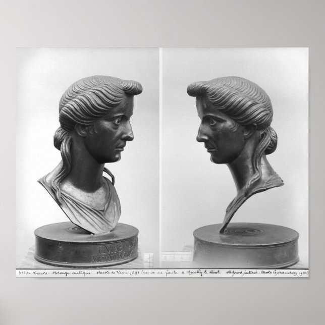 Pôster Duas visões de um busto de Livia (Frente)