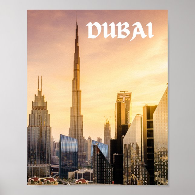 Poster Dubai (Frente)