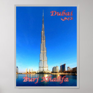 Poster Dubai - Burj Khalifa -