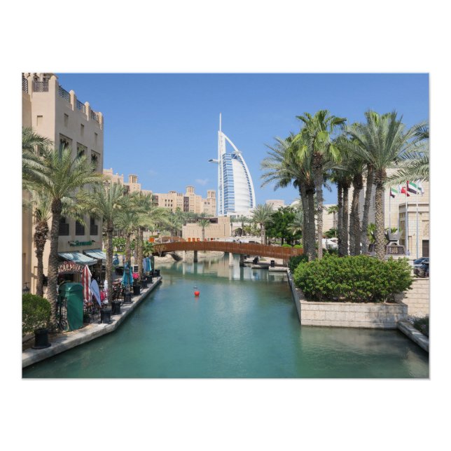 Pôster Dubai Emirados Árabes Unidos (Frente)