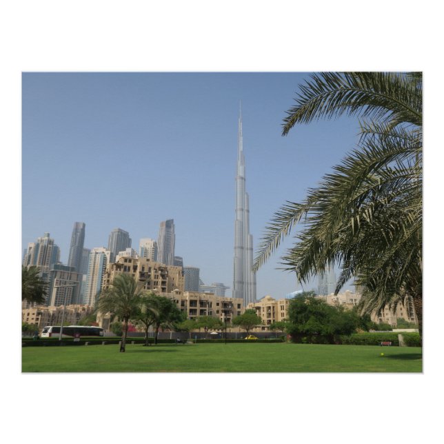 Pôster Dubai Emirados Árabes Unidos (Frente)