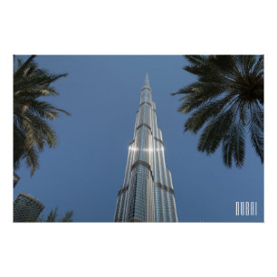 Pôster Dubai Emirados Árabes Unidos Burj Khalifa