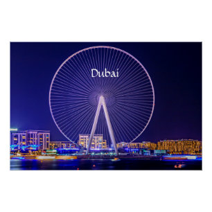 Pôster Dubai, roda-gigante