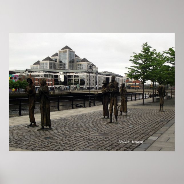 Poster Dublin, Irlanda (Frente)