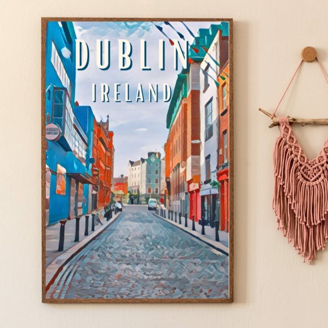 Poster Dublin, la ville des tradicionais irlandaisaisaisa (Dublin, la ville des traditions irlandaises)