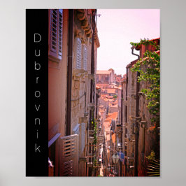 Poster Dubrovnik Dentro nos Velhos Muros da Cidade III