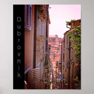Poster Dubrovnik Dentro nos Velhos Muros da Cidade III