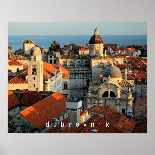 Poster Dubrovnik Sunset (Frente)