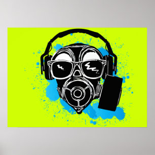 Pôster Dubstep Gasmask