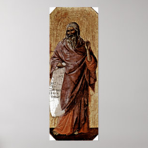 Pôster Duccio di Buoninsegna - Profeta Isaiah