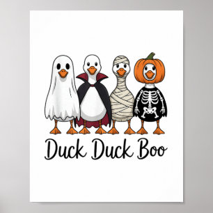 Poster Duck Duck Boo Engraçado Ganso Fodado Figurino no H