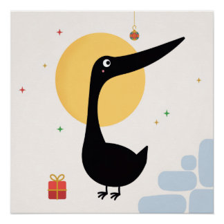 Pôster Duck Mid-Autumn Poster