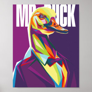 Poster Duck Pop Art