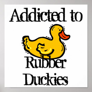 Poster Duckies de borracha